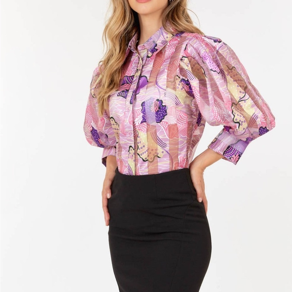 Sheer blouse - Picture 2 of 3